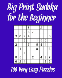 Rd.com knowledge brain games we've used the names of snow white's diminutive friends as clues i. Big Print Sudoku For The Beginner 100 Very Easy Puzzles Christie Chloe 9781719518963 Amazon Com Books