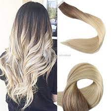 Enjoy the biggest discount and glorify your style now. Balayage Human Hair Extensions Tape In Ombre Dark Brown To Light Brown And Bleach Blonde Tape In Hair Extensions Remy Straight 50g From Salonhair 44 21 Dhgate Com