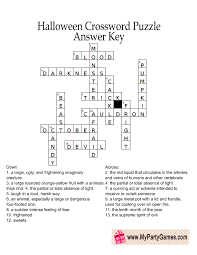 Printable is really a digital data file containing graphical layout (often also texts) that could be saved from assorted. Free Printable Halloween Crossword Puzzles With Solutions