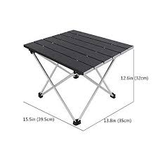 Grope Portable Camping Table With Aluminum Table Top Folding Beach Table Easy To Carry Prefect For Outdoor Picnic Bbq Cooking Festival Beach Home Use B In 2020 Camping Table Aluminum Table