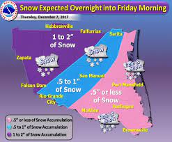 Late Afternoon Update On Tonight S South Texas Accumulating Snow South Texas Texas Storm Weather Information