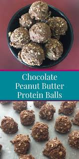 No Bake Chocolate Peanut Butter Protein Balls Tshanina Peterson Healthy Protein Snacks Protein Balls Recipes Protein Balls Healthy