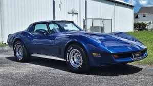 Image result for Dark Blue 1981 Corvette