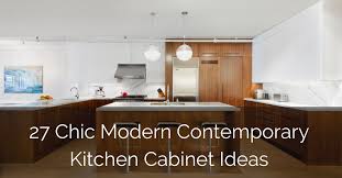 27 chic modern contemporary kitchen