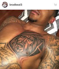 Shuajota en december 12, 2020. Nba Tattoos Bradley Beal Posted The Above Photo To His