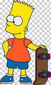 The Simpsons Skateboarding Bart Simpson Homer Simpson Krusty The Clown Marge Simpson Png Bart Simpson Bart Simpson Art Krusty The Clown
