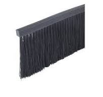 Industrial Customized Strip Nylon Bristle PP Hair Belt Flexible Soft PVC  Holder Rubber Seal Brush
