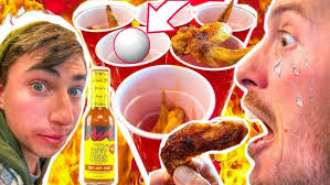 INSANE Spicy WING Pong CHALLENGE!! ( HOT ONES Last Dab )