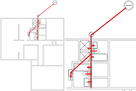 These diagrams show how the water supply system serves a particular property within a building development. Under Slab Plumbing Design For A House On A Slab Uretek Gulf Coast