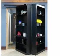 Bi-Fold Hidden Bookcase Door – Real Wood by Hide-A-Way Doors