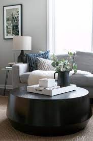 Product titlelift top coffee table, yofe modern lift top coffee table with hidden compartment and 3 storage cabinets, black lift table top dining table, coffee table lift top for living room reception room, r1691. A Black Round Coffee Table For Our Living Room The Diy Playbook Round Coffee Table Living Room Living Room Coffee Table Table Decor Living Room