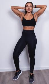 Bol Com Mfit Booty Scrunch Sportlegging High Waist Zwart Gratis Mondkapje
