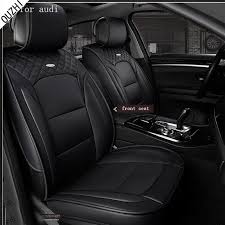 Waterproof Pu Leather Car Seat Cover For Audi A4 B6 B7 B8 A3 Audi A6 C5 C6 Q5 A5 Q7 Front Rear Full Univers Leather Car Seats Car Seats Leather Car