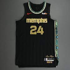 Shop memphis grizzlies jerseys in official swingman and grizzlies city edition styles at fansedge. Dillon Brooks Memphis Grizzlies Game Worn City Edition Jersey 2020 21 Nba Season Nba Auctions