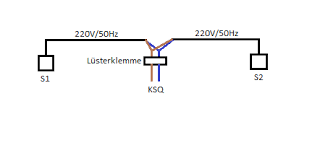 Steckdose an wechselschaltung anschliessen elektricks com. Elektrische Schaltung 2 Stromfuhrende Kabel Zusammenfuhrbar Led Anfanger Forum Ledstyles De