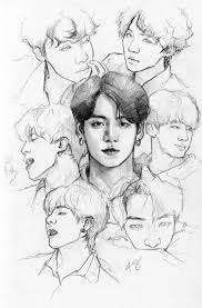 We really like to draw bts or you bts army, this application makes sketches of its personnel, we present a great application for you beginners in drawing the faces of bts personnel. Bts Drawing Easy Cartoon All Members Novocom Top
