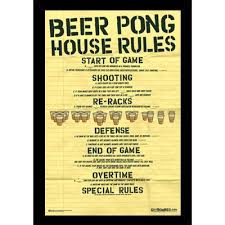 Just like regular beer pong, the players need to muster their aiming skills to shoot ping pong balls across the table and into their opponent's cup. Official Beer Pong House Rules Chuggie