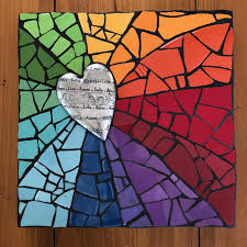 Mosaico In 2021 Mosaic Art Projects Mosaic Art Rainbow Mosaic