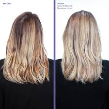 Purple shampoo works best on silver or blonde hair as it can neutralize the brassiness and provide a brighter, clean tone to the hair, explains cosmetic chemist ginger king. Redken Travel Size Color Extend Blondage Anti Brass Purple Hair Mask For Blonde Hair Ulta Beauty