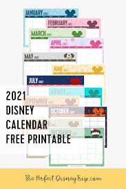 Free printable disney calendar 2021 2021 Disney Calendar Free Printable Disney Calendar Calendar Printables Printable Calendar Template