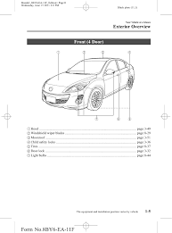 ©2011 mazda motor corporation printed in japan apr. 2012 Mazda Mazda3 Sedan And Hatchbackowners Manual Provided By Naples