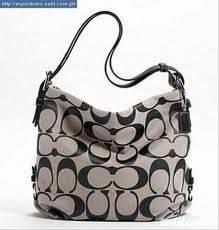 Black And White Signature Coach Signature Black Grey Carly Bag Bags Shoulder Bag Crossbody Messenger Bag