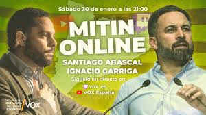 Before the creation of vox, abascal was long a member of the people's party, served as legislator in the basque parliament. Mitin Online Santiago Abascal E Ignacio Garriga En Barcelona Youtube