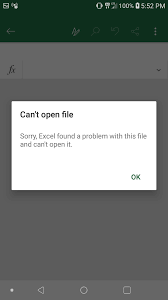 When attempting to open excel files on my android, i continue to get a message stating that it is not able to open due to password protection. Excel For Android Unable To Open Xlsx Files Produced By Jet Reports Microsoft Community