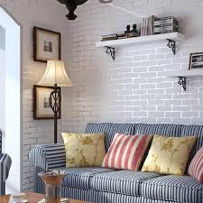 Ruangan tampak lebih luas, karena sofa tanpa sandaran ini. 53cm 10m Wallpaper Not Self Adhesive Moden Amerika Mudah Putih Biru Emas Emas Bukan Tenunan Kertas Dinding Ruang Tamu Bilik Tidur Pakaian Shopee Malaysia