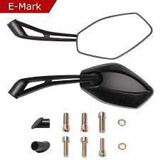 Free Shipping 29 23 Evermotor Universal Motorcycle Mirrors With M8 M10 Clockwise And Counter Bolts Motorc Motorcycle Mirrors Bike Mirror Motorcycle Handlebar