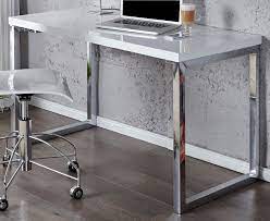 Zeitgemäße und hochwertige schreibtische sind mehr als ein möbelstück. Design Schreibtisch Fokus Hochglanz Weiss 120cm X 60cm Dunord