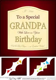 Birthday greetings expressing gratitude towards your grandfather. 8 X 8 Happy Birthday Grandpa Red Wine Label Scalloped Corner Topper Cup760983 359 Craftsuprint