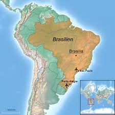 Auf unserer weltkarte finden sie die standorte der einzelnen das sowie deren kontaktdaten und internetadressen. Sao Paulo Porto Alegre Von Dorisappel Landkarte Fur Deutschland