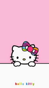 14 Wallpaper Hello Kitty Warna Pink Keren Abis Di 2020 Wallpaper Hello Kitty Anak Kucing Hello Kitty