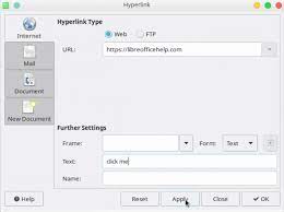 Ce se întâmplă când faceți clic pe un hyperlink? Add Hyperlink To Cell Sheet External Address In Calc