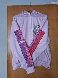 Gear 5 Luffy Pink Hoodie Sweater Large One Piece Shonen Jump Anime Ape