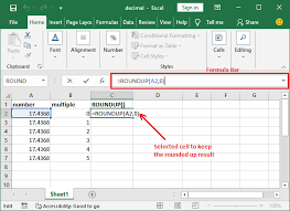 Select round in the list to open the function arguments dialog box. Excel Round Off Formula Javatpoint