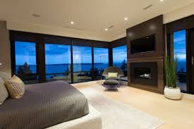 The bedroom contains a comfortable queen size bed. Ultra Modern Modern Mansion Bedroom Novocom Top