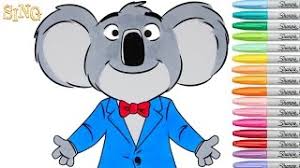 Watch me color cute red panda girls and buster moon from sing 2016 animated movie coloring book pages video for kids. Sing Movie Coloring Book Buster Moon Rainbow Splash Coloring Pages Youtube