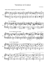 Do you wish surprise someone and play a birthday song for the occasion? Happy Birthday Variations In G Minor Sheet Music For Piano Solo Musescore Com