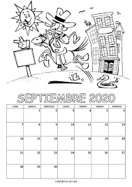 Calendario Mes De Setembro 2013 Para Imprimir Calendario Septiembre 2020 Para Colorear En 2020 Calendario Septiembre Calendario Plantilla Calendario