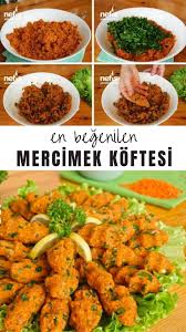 Kolay Mercimek Koftesi Videolu Nefis Yemek Tarifleri Yemek Yemek Tarifleri Meze Tabagi
