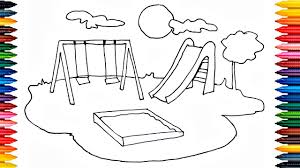 Drawing Playground Outdoor How To Draw Playground And Painting With Playground For Kids Youtube See more ideas about drawings, drawing tutorial, easy drawings. drawing playground outdoor how to draw playground and painting with playground for kids
