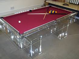 Clear Acrylic Pool Table Pool Table Pool Table Accessories Modern Pool Table