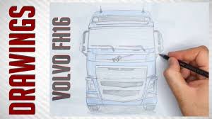 Volvo Tir Cizimi Volvo Fh16 Tir Cizimi Cizim Bolum 215 Volvo Tirlar Cizim