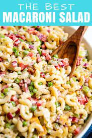 The Best Macaroni Salad Recipe Best Macaroni Salad Macaroni Salad Recipe Salad Recipes