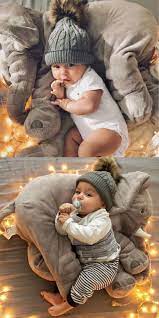 Soft Cozy Elephant Pillow Doll For Babies Baby Plush Toys Baby Plush Elephant Pillow