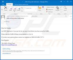 Itr efiling due dates important dates for itr filing why should you do itr efiling? How To Remove Sars Efiling Email Virus Virus Removal Instructions Updated