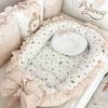 Previous photo in the gallery is navy orange woodland toddler bedding carousel designs. 1