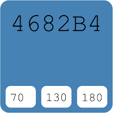 Steelblue Steel Blue 4682b4 Hex